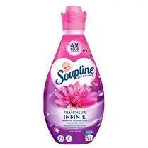 Soupline, Adoucissant ultra fraîcheur infinie rosée 57 lavages