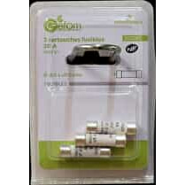 GEFOM, Cartouches fusibles 20A 8,5 x3