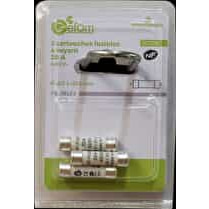 GEFOM, Fusibles à voyant 20A  10,3x2 x3