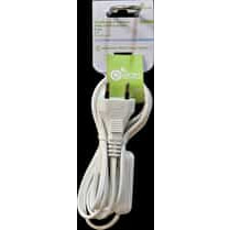GEFOM, Cordon avec interrupteur 2m 2x0,75mm blanc