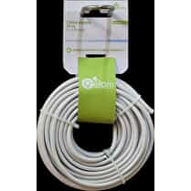 GEFOM, Cable HO3VVH-F 10m 2x0,75mm blanc