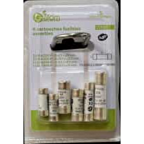 GEFOM, Fusibles assortis 2x10A 2x16A 1x20A 1x32A x6