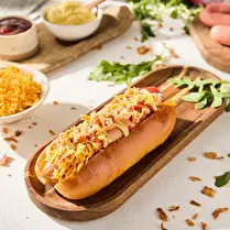 Fabriqué dans nos ateliers, Hot dog cheddar