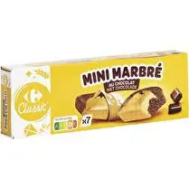 Carrefour, Gâteaux mini marbrés chocolat