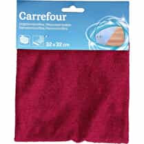 Carrefour, Lavette microfibre 32x32cm