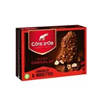 COTE D OR, Bâtonnets de glace au chocolat et noisettes