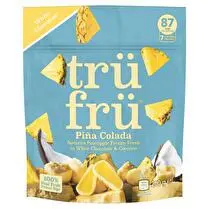 TRU FRU, Ananas congelé nature au chocolat blanc et à la noix de coco