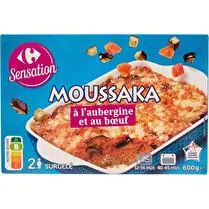 Carrefour, Moussaka à laubergine et au boeuf