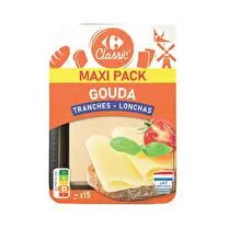 Carrefour, Gouda tranches maxi pack