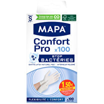 Mapa, Gants latex taille S 6-6 1/2
