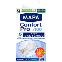 Mapa, Gants latex taille M 7-7 1/2