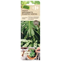 Carrefour, Engrais batônnets plantes vertes x30