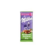 Milka, Tablette de chocolat Lait noisettes - 95 g