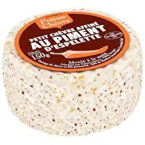 Votre fromager propose, Petit chèvre affiné au piment  d'Espelette