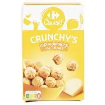 Carrefour, Biscuits apéritifs aux fromages Crunchy's