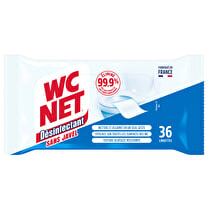WC net, Lingettes désinfectantes sans javel
