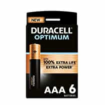 Duracell, Piles optimum classic AAA x6 66g