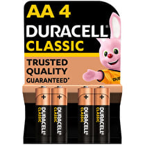 Duracell, Piles alcaline classic LR06/AA x4