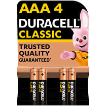 Duracell, Piles alcaline classic LR03/AAA x4