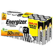 Energizer, Piles alcaline power LR3 AAA 1,5V x16