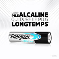 Energizer, Piles alcaline max plus LR3 AAA x6