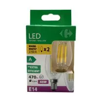 Carrefour, Ampoule led fil flamme 40W E14