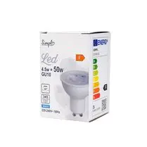 Simpl, Ampoule GU10 forme spot blanc-froid dépolie 50W