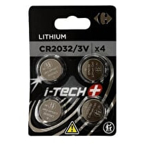Carrefour, Piles lithium i-tech+ CR2032