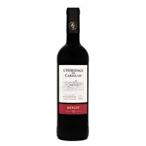 L'Héritage de Carillan, Pays d'oc IGP Merlot rouge Agir pour une viticulture responsable - 75 cl