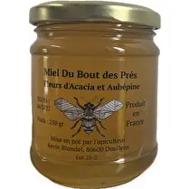 Les abeilles du bout des près, Miel de fleurs d'acacia et d'aubépine