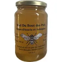 Les abeilles du bout des près, Miel de fleurs d'acacia et d'aubépine