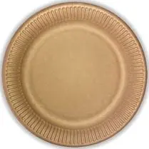 Carrefour, Assiettes carton kraft 20cm x50