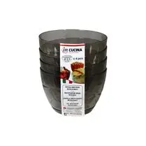 Votre rayon propose, Lot de 4 coupelles 9,5cm  noir