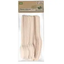 Votre rayon propose, MENAGERE 24 COUVERTS BOIS FSC