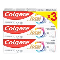 Colgate, Dentifrice Soin complet - 3 x 75 ml