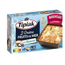 Tipiak, Petits gratins de fruits de mer à la bretonne - 2 x 125 g soit 250 g