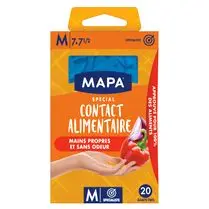 Mapa, Gants contact alimentaire taille M