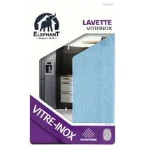 Éléphant, Lavette microfibre vitres et miroirs