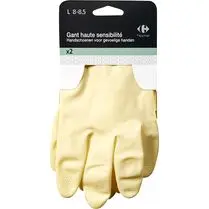 Carrefour, Gants haute sensibilite taille 8