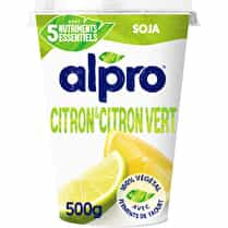 Alpro, Dessert végétal Soja citron & citron vert