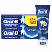 Oral-B, Dentifrice pro-expert Prévention tartre maxi pack