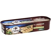 Carrefour, Filets de maquereaux   Grillés aux herbes aromatiques 1/4  - 85 g