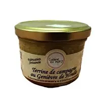 Cuisine en Pot'j, Terrine de campagne au Genièvre de Houlle