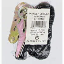 Trefilaction, Sangle à cliquet