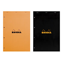 Rhodia, Bloc perforé 21x31.8 cm 160 pages petits carreaux