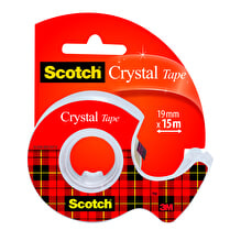 Scotch, Ruban adhésif 19mm x 15m Crystal avec dévidoir