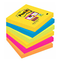 Post-it, Note repositionnable Carnival 76 x 76 mm 90 feuilles