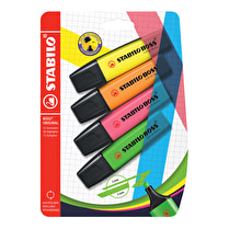 Stabilo, Surligneurs boss original assortis x4