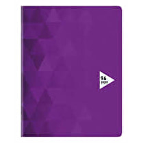 Carrefour, Cahier agrafe 170x220 96 pages seyes polypro