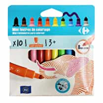 Carrefour, Feutre mini pointe large x10